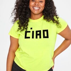 CIAO Tee New Yellow Size S